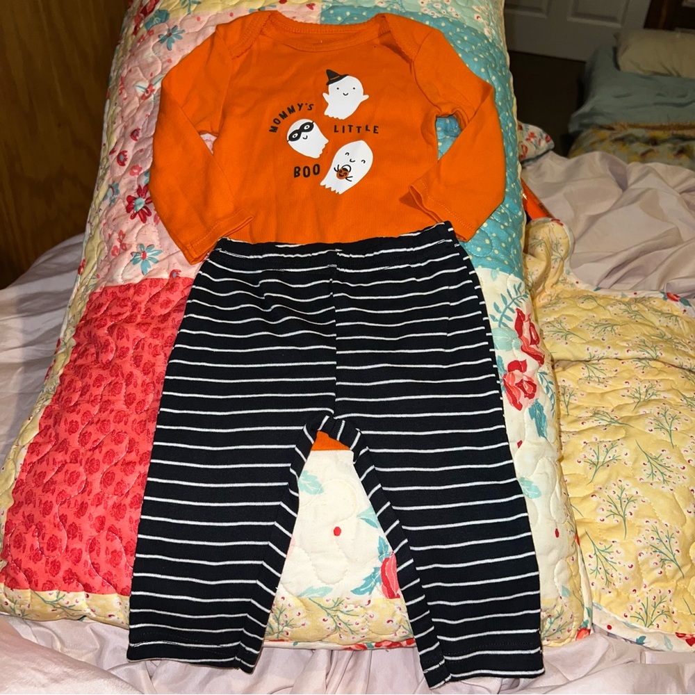 🎃 Halloween Baby Girls Boys Size 6 months Set Carter’s Mommy’s Little Boo